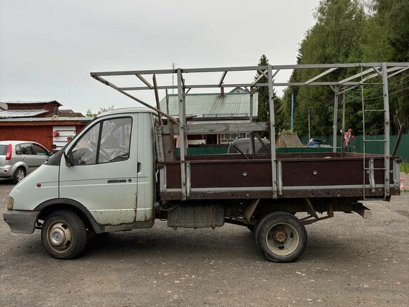 1998 ГАЗ ГАЗель (3302), серебристый, 230000 рублей - вид 6