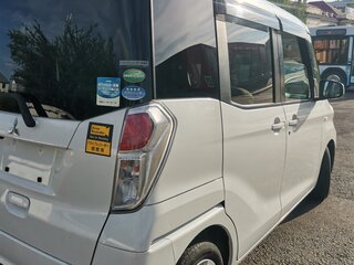 2019 Mitsubishi eK Space I Рестайлинг, белый, 660000 рублей, вид 4