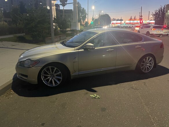 2008 Jaguar XF I, золотистый, 1050000 рублей - вид 6