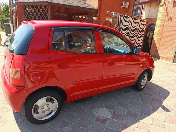 2007 Kia Picanto I Рестайлинг, красный, 470000 рублей - вид 3