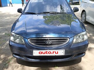 2007 Hyundai Accent ТагАЗ II, синий, 550000 рублей, вид 1
