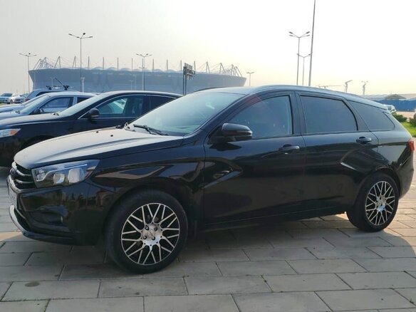 2020 Lada (ВАЗ) Vesta SW I, чёрный, 1370000 рублей - вид 14