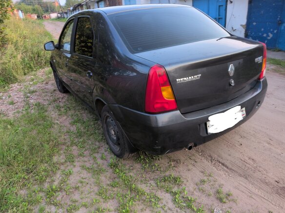 2008 Renault Logan I, серый, 405000 рублей - вид 5
