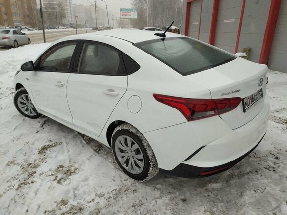 2020 Hyundai Solaris II Рестайлинг, белый - вид 9