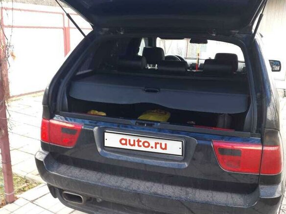2006 BMW X5 4.4i I (E53) Рестайлинг, чёрный, 1500000 рублей - вид 5
