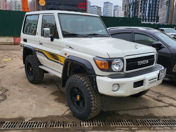 2022 Toyota Land Cruiser 71 70 Series Рестайлинг 1, белый, 7350000 рублей - вид 5