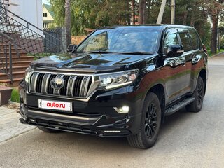 2018 Toyota Land Cruiser Prado 150 Series Рестайлинг 2, чёрный, 4850000 рублей, вид 3
