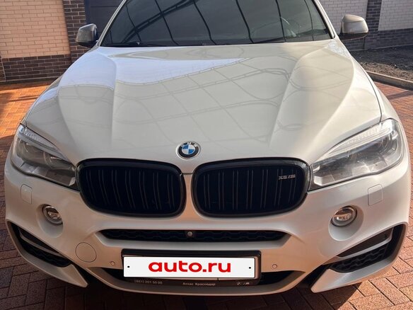 2016 BMW X6 M50d II (F16), белый, 4100000 рублей