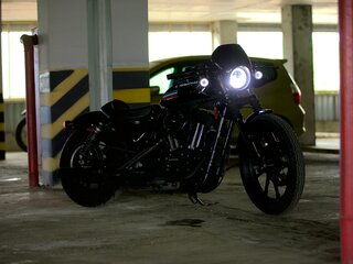 2021 Harley-Davidson Sportster 1200, чёрный, 1150000 рублей, вид 4
