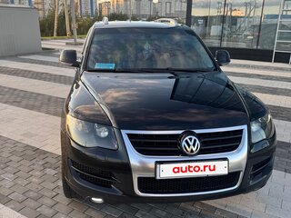 2009 Volkswagen Touareg I Рестайлинг, чёрный, 1500000 рублей, вид 2