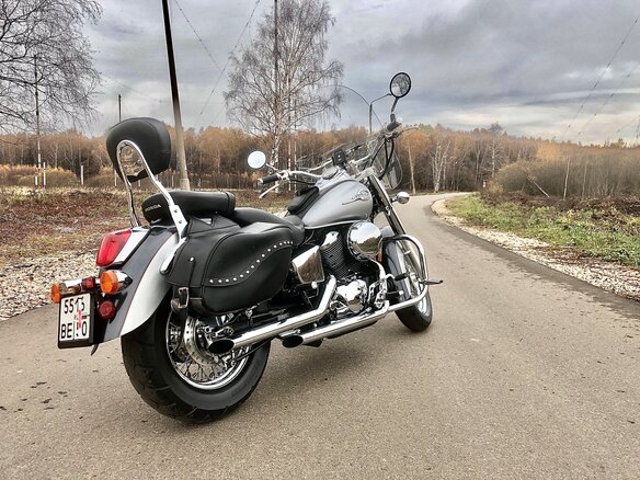 2003 Honda Shadow 750, серебристый, 600000 рублей - вид 8