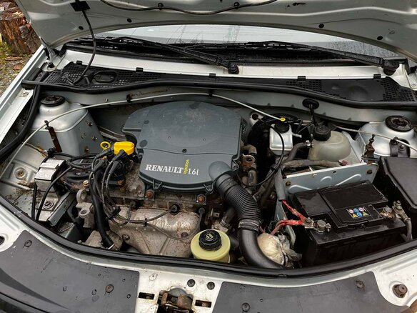 2007 Renault Logan I, серый, 350000 рублей - вид 10