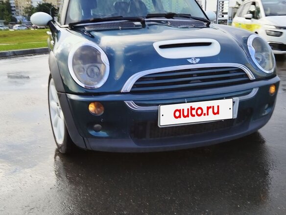 2004 Mini Hatch Cooper S I (R50), зелёный, 450000 рублей - вид 5