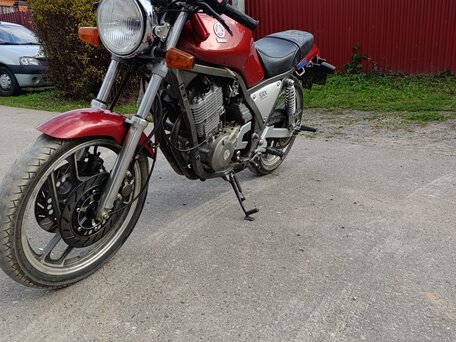 1989 Yamaha SRX400, красный, 200000 рублей, вид 2
