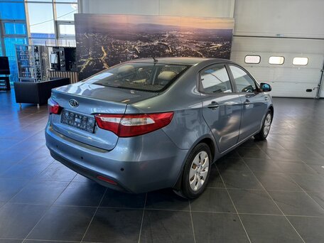 2012 Kia Rio III, голубой, 700000 рублей, вид 4