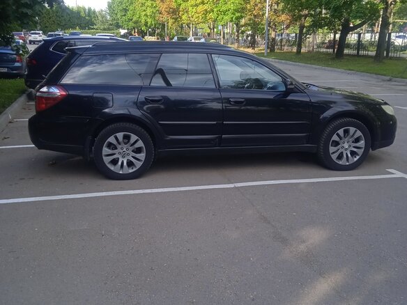 2007 Subaru Outback III Рестайлинг, чёрный, 850000 рублей - вид 2
