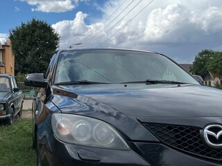 2008 Mazda 3 I (BK) Рестайлинг, чёрный, 635000 рублей, вид 2