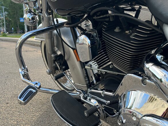 2003 Harley-Davidson Road King, серебристый, 700000 рублей - вид 10
