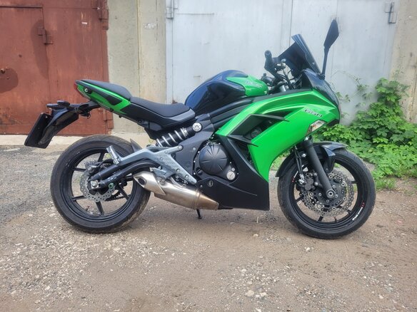 2013 Kawasaki Ninja 650, зелёный, 445000 рублей