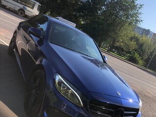 2015 Mercedes-Benz C-Класс 200 IV (W205), синий, 3000000 рублей, вид 4