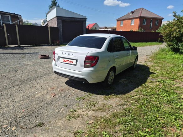 2023 Lada (ВАЗ) Granta I Рестайлинг, белый, 790000 рублей - вид 3