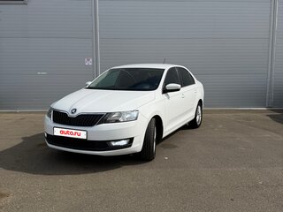 2017 Skoda Rapid I Рестайлинг, белый, 1245000 рублей, вид 2