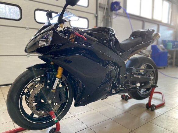 2008 Yamaha YZF-R1, чёрный, 630000 рублей - вид 15