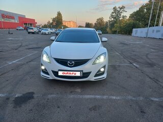 2012 Mazda 6 II (GH) Рестайлинг, белый, 1450000 рублей, вид 1