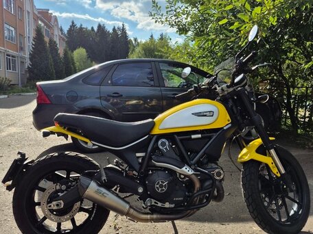 2016 Ducati Scrambler 800, жёлтый, 530000 рублей, вид 1