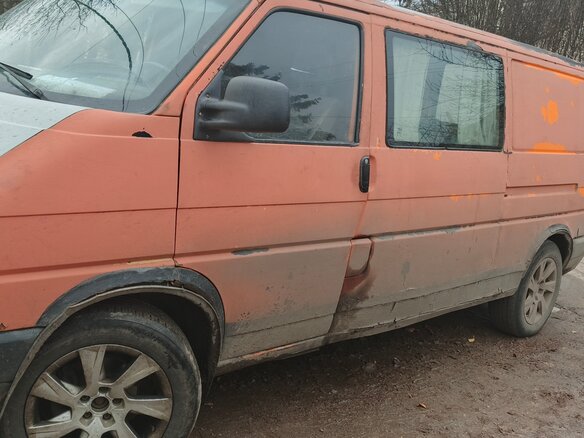 1994 Volkswagen Transporter, оранжевый, 150000 рублей - вид 1