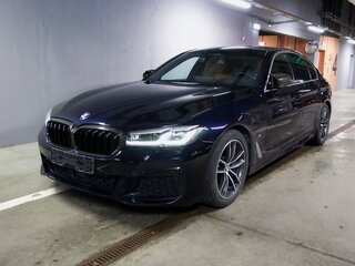 2021 BMW 5 серии 520i VII (G30/G31/G38) Рестайлинг, синий, 4190000 рублей, вид 2