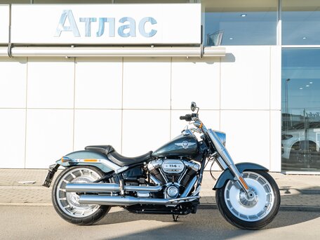 2020 Harley-Davidson Fat Boy, зелёный, 2210000 рублей, вид 2