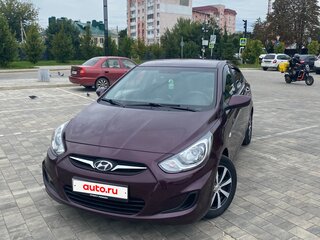 2011 Hyundai Solaris I, фиолетовый, 629000 рублей, вид 1