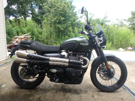 2024 Triumph Scrambler, зелёный, 1150000 рублей, вид 3