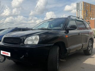 2004 Hyundai Santa Fe I, чёрный, 500000 рублей, вид 1