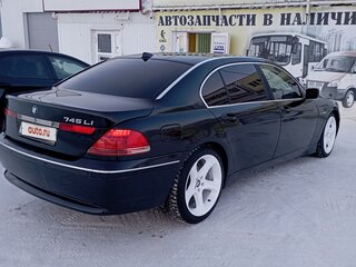 2002 BMW 7 серии 745i IV (E65/E66), чёрный, 1400000 рублей, вид 5