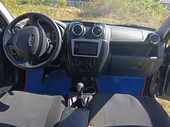 2014 Lada (ВАЗ) Granta I, серый, 550000 рублей - вид 6