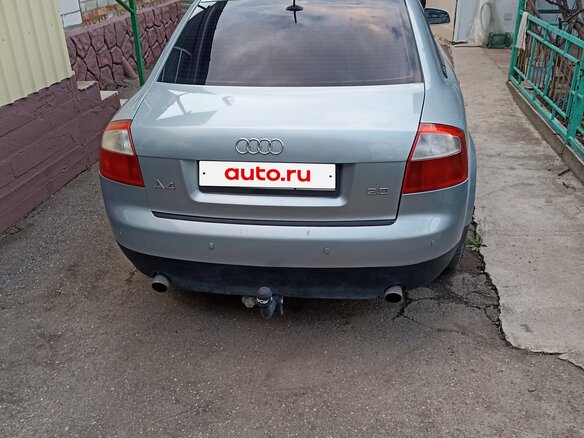 2001 Audi A4 II (B6), серебристый, 550000 рублей - вид 3