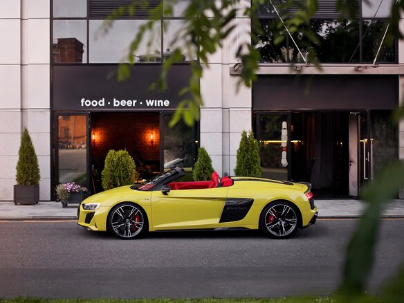2019 Audi R8 V10 performance II (4S) Рестайлинг, жёлтый, 21500000 рублей - вид 5