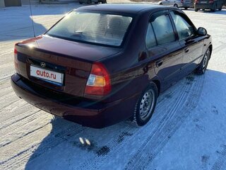 2007 Hyundai Accent ТагАЗ II, красный, 410000 рублей, вид 3