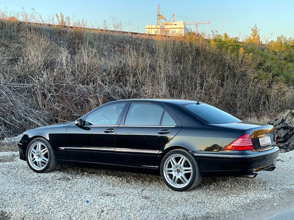 2004 Mercedes-Benz S-Класс 500 Long IV (W220) Рестайлинг, чёрный