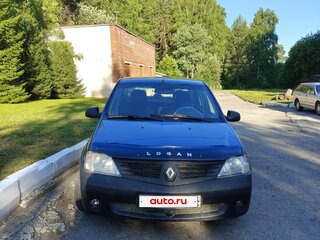 2008 Renault Logan I, синий, 160000 рублей, вид 3