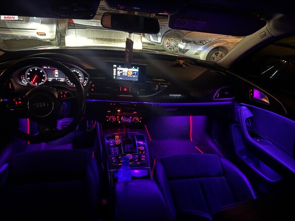 2013 Audi A6 IV (C7), синий, 2650000 рублей - вид 10