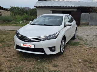 2014 Toyota Corolla XI (E160, E170, E180), белый, 1350000 рублей, вид 2