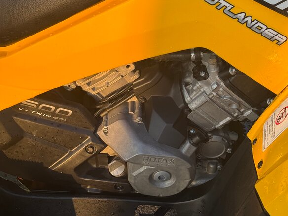 2012 BRP Can-Am Outlander 500, жёлтый, 700000 рублей - вид 13