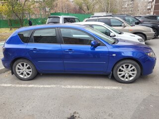 2008 Mazda 3 I (BK) Рестайлинг, синий, 650000 рублей, вид 2