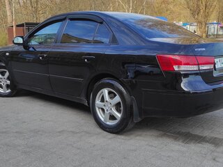 2008 Hyundai Sonata V (NF) Рестайлинг, чёрный, 630000 рублей, вид 2