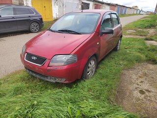 2007 Chevrolet Aveo I, красный, 129999 рублей, вид 1