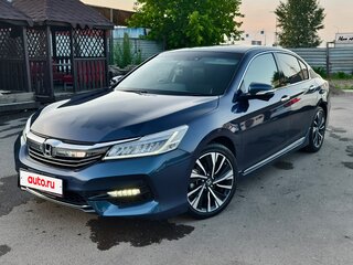 2016 Honda Accord IX Рестайлинг, синий, 2290000 рублей, вид 1