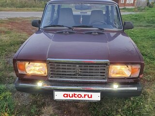 2005 Lada (ВАЗ) 2107, пурпурный, 120000 рублей, вид 2